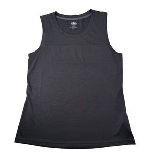 Athletic Works Tank Top‎ Sleeveless Athletic Heathered Gray Activewear S